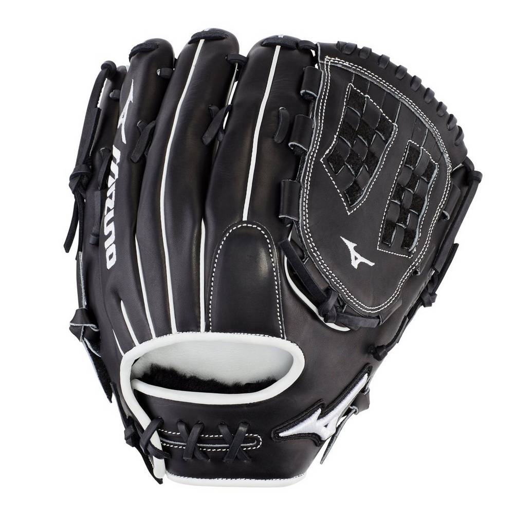 Mizuno Pro Select Fastpitch 12.5" Női Kesztyű Fekete FZR509342